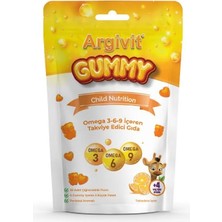 Argivit Gummy Jelibon Omega 3-6-9 Içeren Takviye Edici Gıda