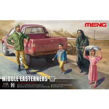 Meng HS-001 1/35 Ölçek, Ortadoğulu Insanlar, 4 Adet, Plastik Figür Model Kiti