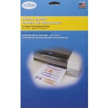 Testors 9201 Decal Paper Clear 6 Sheets