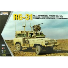 Kinetic K61010 1/35 Ölçek, Rg-31 Mk3 Rws Zırhlı Aracı, Plastik Model Kiti