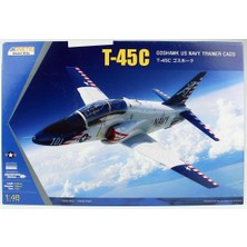 Kinetic K48094 1/48 Ölçek, T-45C (Goshawk Us Navy Trainer Cags Tw-1 / Tw-6) Savaş Uçağı, Plastik Model Kiti