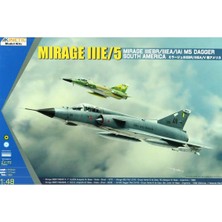 Kinetic K48052 1/48 Ölçek, Mirage Iııebr/ıııea/v South America Savaş Uçağı, Plastik Model Kiti