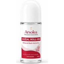 arsolea Ter Kokusu Önleyici / Doğal Roll-On Deodorant Kadın / 24 Saat Etkili / Tüm Cilt Tipleri