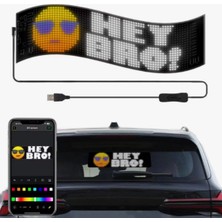 Büyük Boy Esnek LED Panel Uzaktan Kumandalı Tır Kamyon Minibüs Araç Göz Animasyonlu