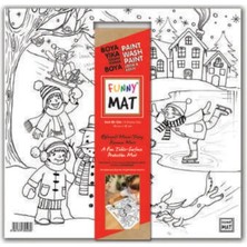 Aknca Funny Mat - Karlı Bir Gün 40X40CM