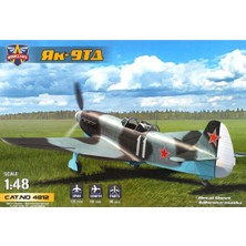 Modelsvit MSVIT4812 1/48 Ölçek, Yak-9td Sovyet Avcı Uçağı, Plastik Model Kiti