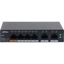 Belirtilmemiş Dahua Cs4006-4Et-60 4Fe Poe Port (60W), 2Ge Uplink Cloud Managed Switch