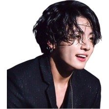 Universal Jungkook Uzun Saçlı Sıcak Tablo Ahşap Poster Dekoratif KOD1705