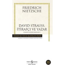 Aknca David Strauss, Itirafçı ve Yazar - Zamana Aykırı Bakışlar 1 - Hasan Ali Yücel Klasikleri