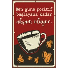 hediyeniburadabul Çay ve Kahve Tasarımlı Ahşap Poster