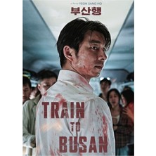Universal Busan'a Tren Tablo Ahşap Poster Dekoratif
