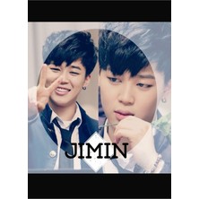 Universal Jimin Tablo Ahşap Poster Dekoratif KOD5710