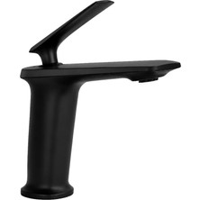 Dellora Forma Kısa Lavabo Bataryası Mat Sıyah