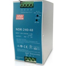 Mean Well Mean-Well NDR-240-48 Endüstriyel Swıtch Guç Kaynağı