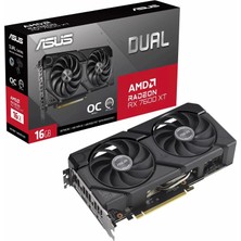 Outlet Asus Rx 7600 Xt Dual Oc Edition DUAL-RX7600XT-O16G 128 Bit Gddr6 16 GB Ekran Kartı