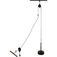 ESİ FİTNESS Esi Fitness Cable Crossover Makara Fitness Seti Çift Makara ile 31 Egzersiz ve 105 kg Ağırlık Kapasitesi