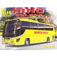 Fujimi Bus-2 01111 1/32 Ölçek, Hino S`elega Super Hi Decker Hato Bus Type, Otobüs Plastik Model Kiti