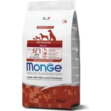 Monge All Breeds Tek Proteinli Tüm Irklar için Kuzulu Yetişkin Kö