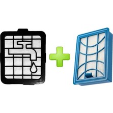 Famous Philips Uyumlu Fc 9743 Powerpro Expert Süpürge Hazne Içi ve Çıkış Hepa Filtre Seti
