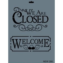 Aknca Rich New Seri N-280 Stencil 35X25 cm