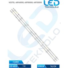 OEM Vestel 40FA5050 3 Parça 40 Inc Tv LED Bar