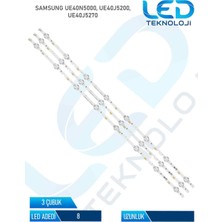 OEM Samsung UE40J5200 3 Parça 40 Inc Tv LED Bar