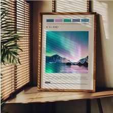 Yıldırım Store Tanıtım Travel Art Çerçevesiz Poster, Modern Dekoratif Çerçevesiz Poster, Tablo, Iceland, 21 x 30