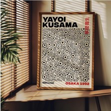 Yıldırım Store Tanıtım Yayoi Kusama Çerçevesiz Poster, Modern Dekoratif Çerçevesiz Poster, Tablo, Yayoikusama, 50 x 70