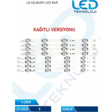 OEM Lg 42LB580N 8 Parça 42 Inc Tv LED Bar