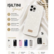 Jolita Samsung A21S Uyumlu Simli Parlak Mika Sert Telefon Kılıfı
