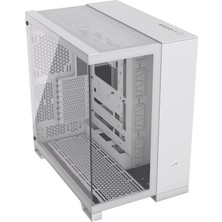 Yıldırım Store 6500X Mid-Tower Dual Chamber Pc Case - White (CC-9011258-WW)