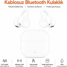 Ayers Kulak Kancalı Kablosuz Bluetooth Kulaklık, Hi-Fi Audio Destekli Yüksek Ses Kaliteli Bluetooth Headphones, Dokunmatik Kontrollü, Şarj Kutulu, Hafif ve Taşınabilir Tasarımlı