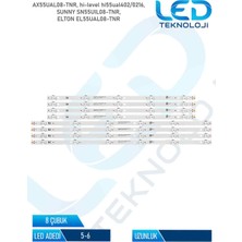 OEM Sunny SN55UIL08-TNR 8 Parça 55 Inc Tv LED Bar