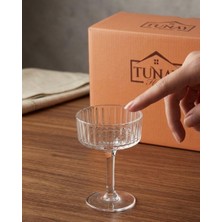 Tunay Cam Ayaklı Sunumluk Kase – 6’lı Set