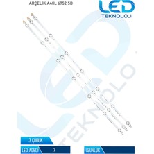 OEM Arcelik A40L 6752 5b 3 Parca 40 Inc Tv LED Bar