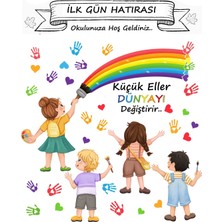 Promisebackdrop2 150X200CM, Ilk Gün Hatırası, Okul Etkinlik Kumaş Fon