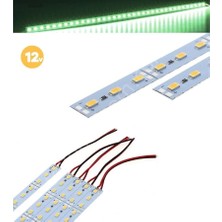 Burul Alüminyum Çubuk Bar LED Yeşil Işık 100 cm 12V 5 Adet