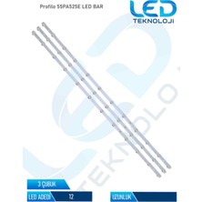 OEM Profilo 55PA525E 3 Parça 55  Inc Tv LED Bar