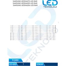 OEM Samsung D3GE-550SMB-R0 LED Bar 10 Parca 55 Inc