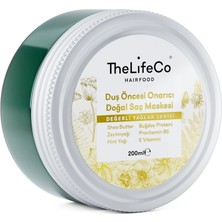 TheLifeCo Hairfood Değerli Yağlar Serisi Duş Öncesi Onarıcı Doğal Saç Maskesi 200 ml