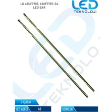 OEM Lg 43UF7787 2 Parça 43  Inc Tv LED Bar