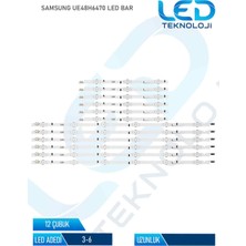 OEM Samsung UE48H6470 12 Parça 48 Inc Tv LED Bar