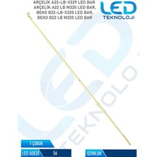 OEM Vestel 39PF5065 Tv LED Bar 1 Parca 39 Inc