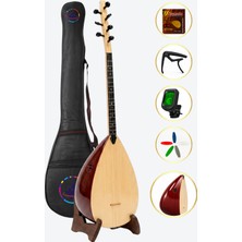 Yankı KB-40M Kısa Sap Bağlama Seti Öğrenci Sazı  (Kılıf Akort Kapo Tel Mızrap)