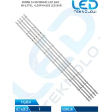 OEM Sunny SN50FMN403 5 Parça 50 Inc Tv LED Bar