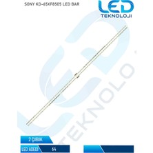 OEM Sony KD-65XF8505 Tv LED Bar 2 Parca 65 Inc