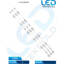 OEM Lg 32LB580V 3 Parça 32 Inc Tv LED Bar
