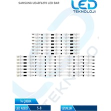 OEM Samsung UE40F6270 Tv LED Bar 14 Parça 40 Inc