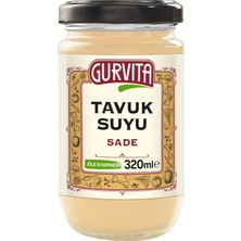 Gurvita Tavuk Suyu Sade 320 ml Doğal İçerik ile Lezzetli