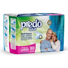 Predo Bel Bantlı Yetişkin Hasta Bezi Large (L) 30 Adet| 10 Damla  | 100-150 cm